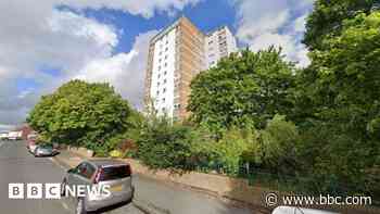 Injured man rescued from tower block fire