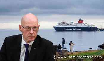 Swinney fails to commit to reconsider CalMac ferry contract award plan