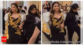 Aaradhya helps injured mom Ash at Cannes - WATCH
