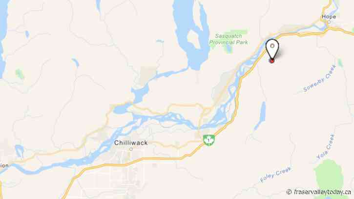 Human-caused wildfire located northeast of Chilliwack Thursday afternoon