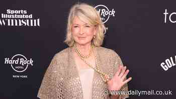 Martha Stewart, 82, looks radiant at the Sports Illustrated Swimsuit Issue launch party in NYC celebrating the magazine's 60th anniversary - after gracing last year's cover