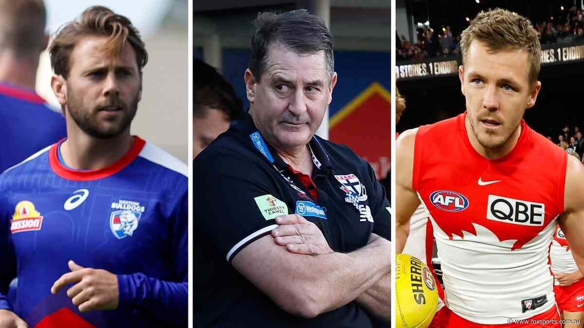 AFL Teams Round 10: Captains in doubt again; sliding Saints swing SIX changes; lost Dog finally home