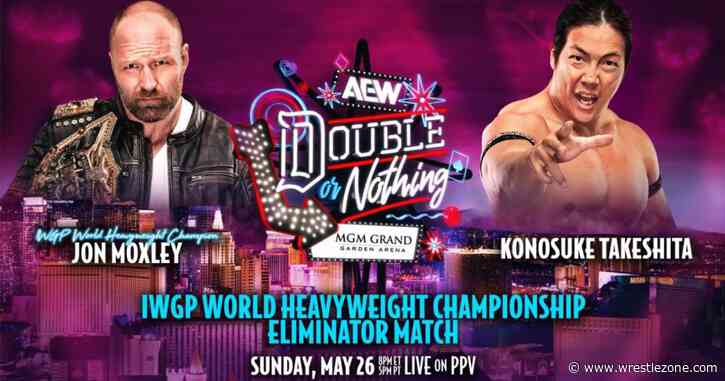 Jon Moxley vs. Konosuke Takeshita Announced For AEW Double Or Nothing, Updated Card