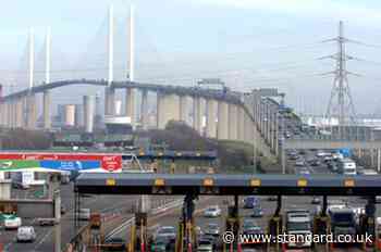 London travel news LIVE: ‘Person on QE2 Bridge' halts traffic at Dartford Crossing amid Tube delays