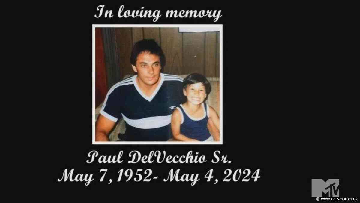Jersey Shore: Family Vacation: MTV show pays tribute to Paul 'DJ Pauly D' DelVecchio Jr's late father who died on May 4 during season seven finale