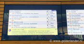 Grote vertraging aangekondigd op informatieborden Arnhem Centraal, maar die blijkt er niet te zijn