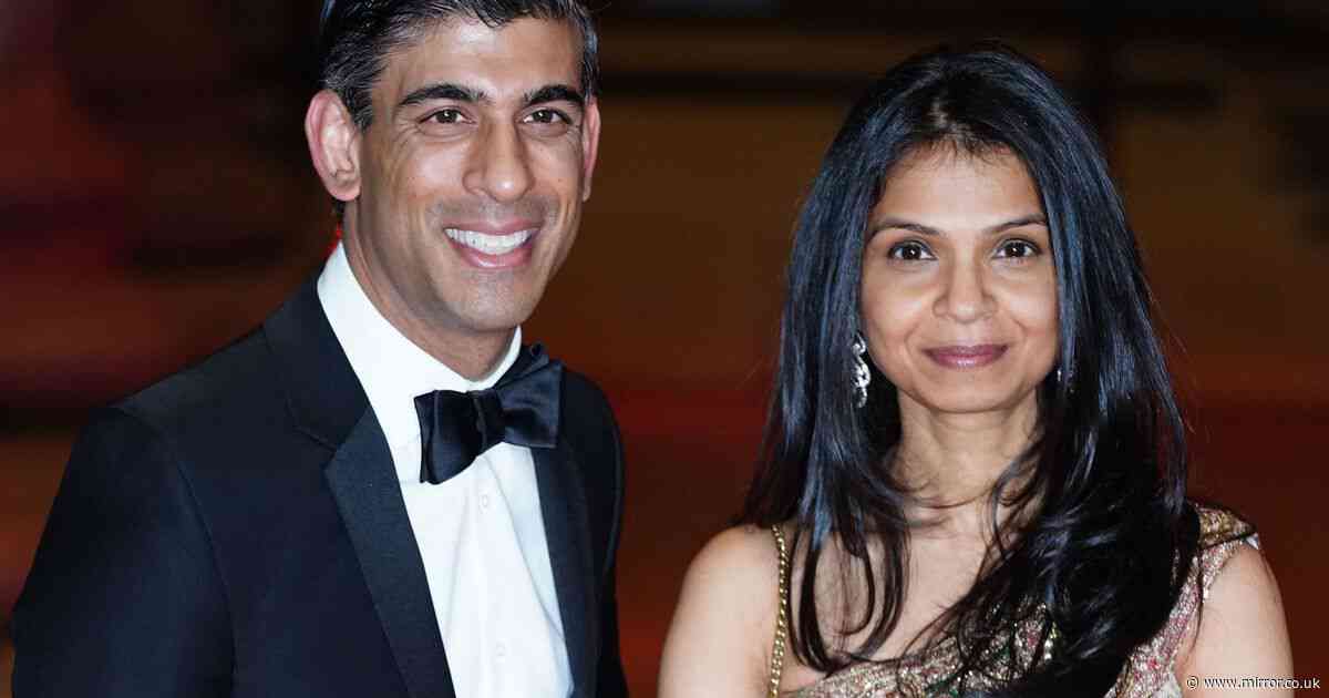 Sunday Times Rich List 2024: Rishi Sunak and wife Akshata Murty's wealth jumps to £651million