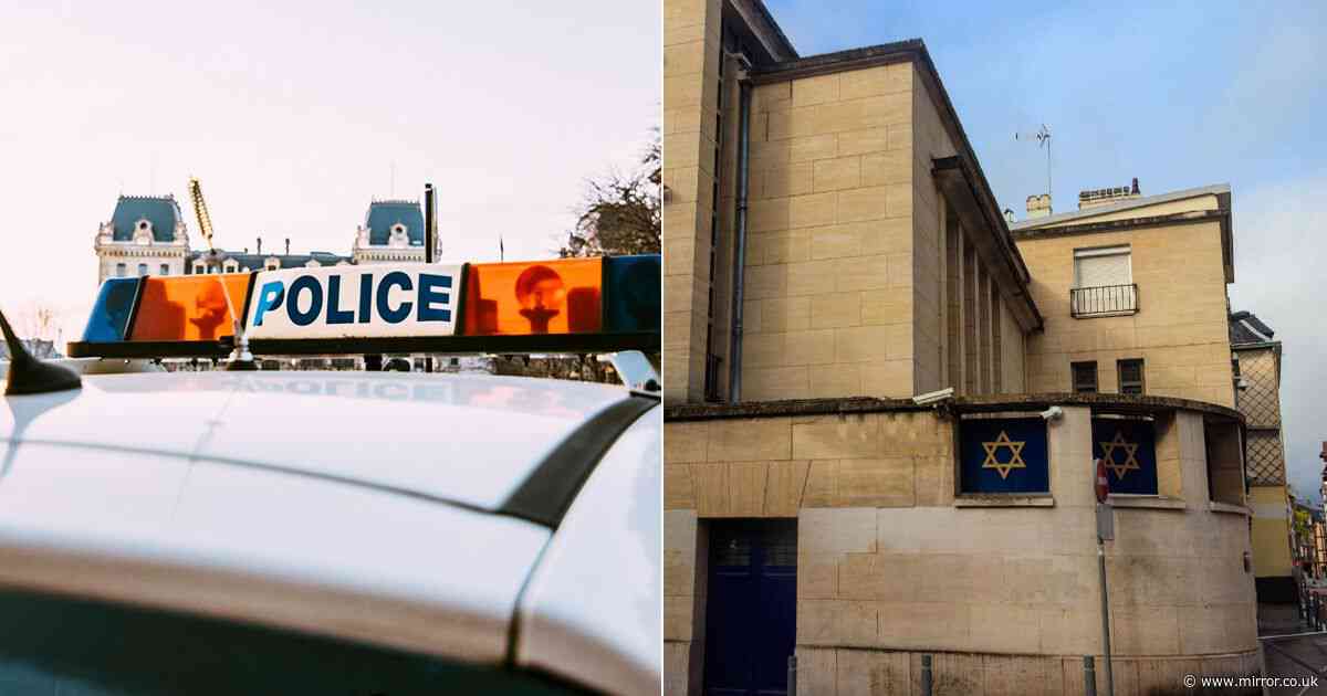 Rouen synagogue attack: Police shoot dead knifeman armed with iron bar trying to set fire to building
