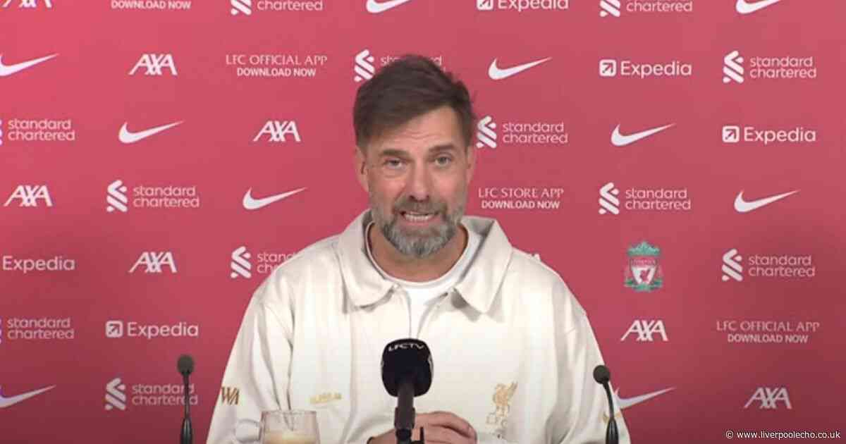 Jurgen Klopp press conference LIVE - Liverpool boss on exit, injuries, future and more