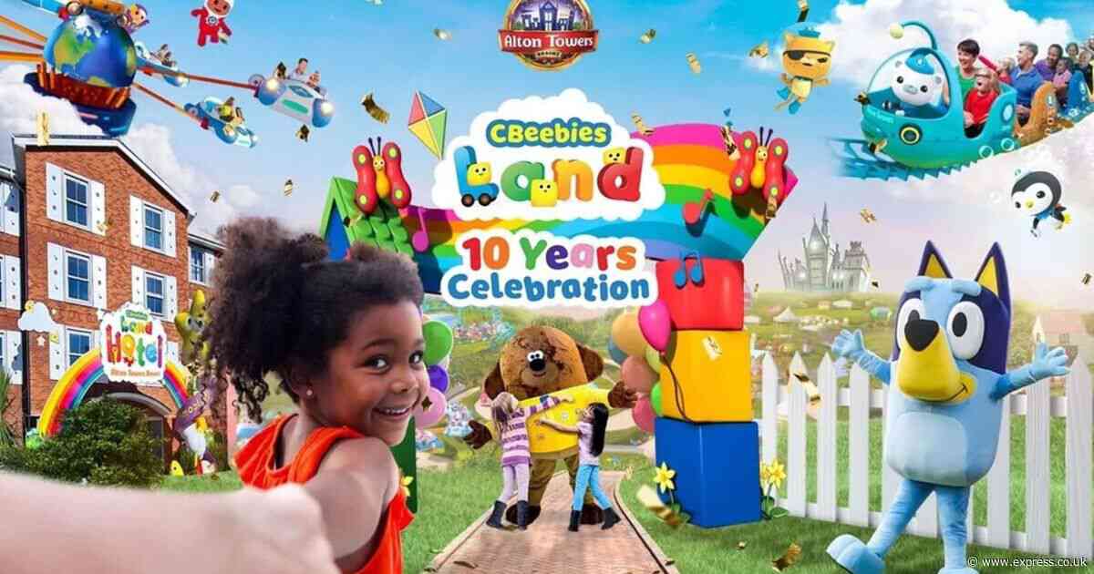 Win the ultimate CBeebies experience at Alton Towers Resort, including a themed sleepover!