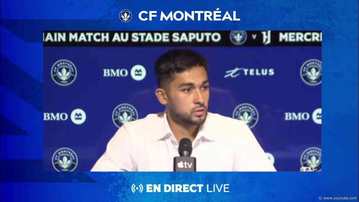 Conférence de presse d'après match CF Montréal v Columbus Crew, le 15 mai 2024