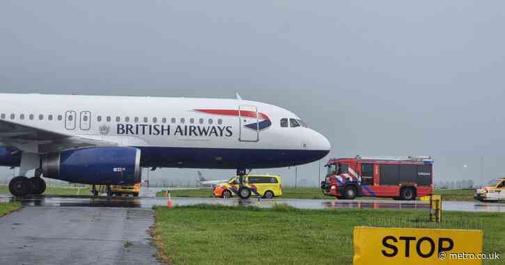BA flight in emergency landing after pilot issues mayday when cockpit filled with smoke