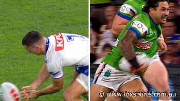 LIVE NRL: Brutal Dogs errors hand Raiders ‘absolute gifts’ in whacky start to Magic Rd