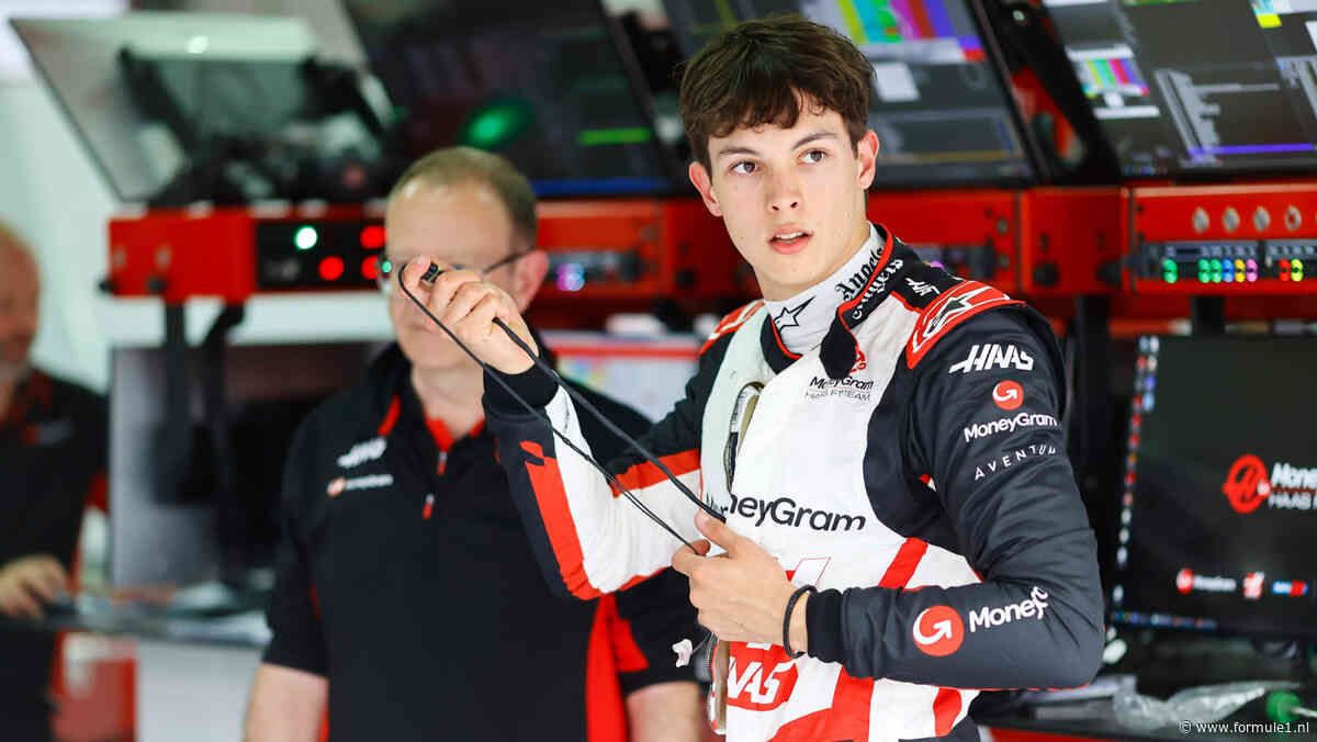 Haas-reserve Oliver Bearman maakt zich op voor de Formule 1: ‘Ik ben goed genoeg’