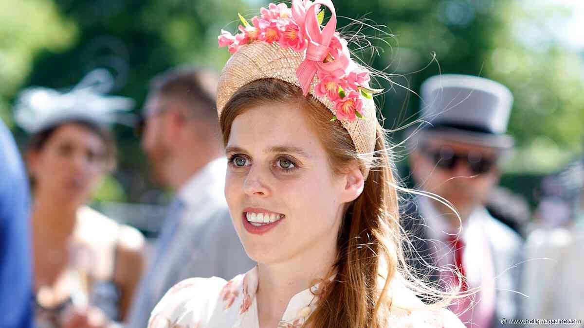 Princess Beatrice just wore a fabulous dress to a baby shower - and you should see the shoulder pads