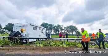 Ongeval met camper op A73 richting Nijmegen: één gewonde en lange files