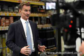 Watch: Jeremy Hunt promises tax cuts if Tories win general election