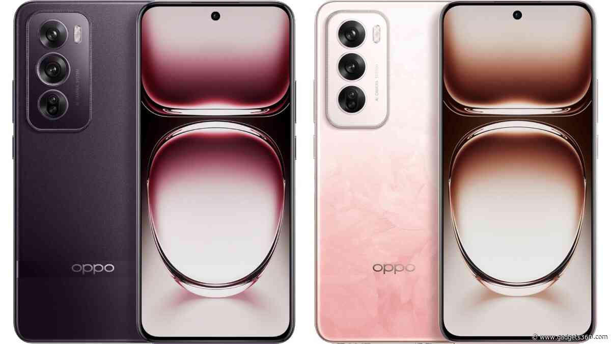 Oppo Reno 12, Reno 12 Pro New Renders Leak Ahead of Launch Next Week, Show Three Colour Options