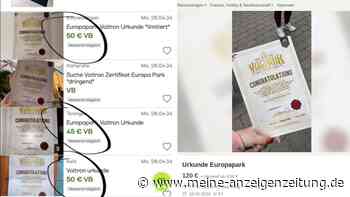 Europa-Park-Fans entsetzt: „Voltron“-Urkunde wird im Netz für 200 Euro angeboten