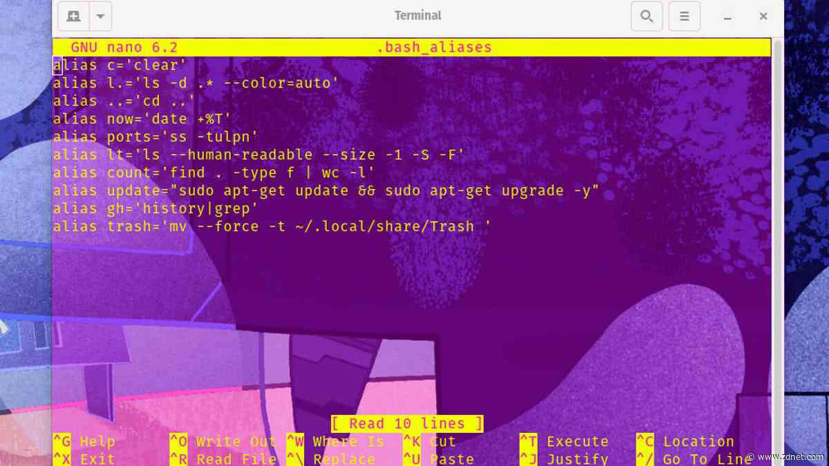 Try these Linux bash aliases for more efficient use of the command line