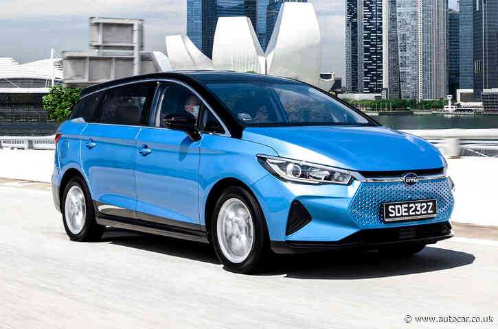New BYD e6 MPV set for UK launch with 258-mile range