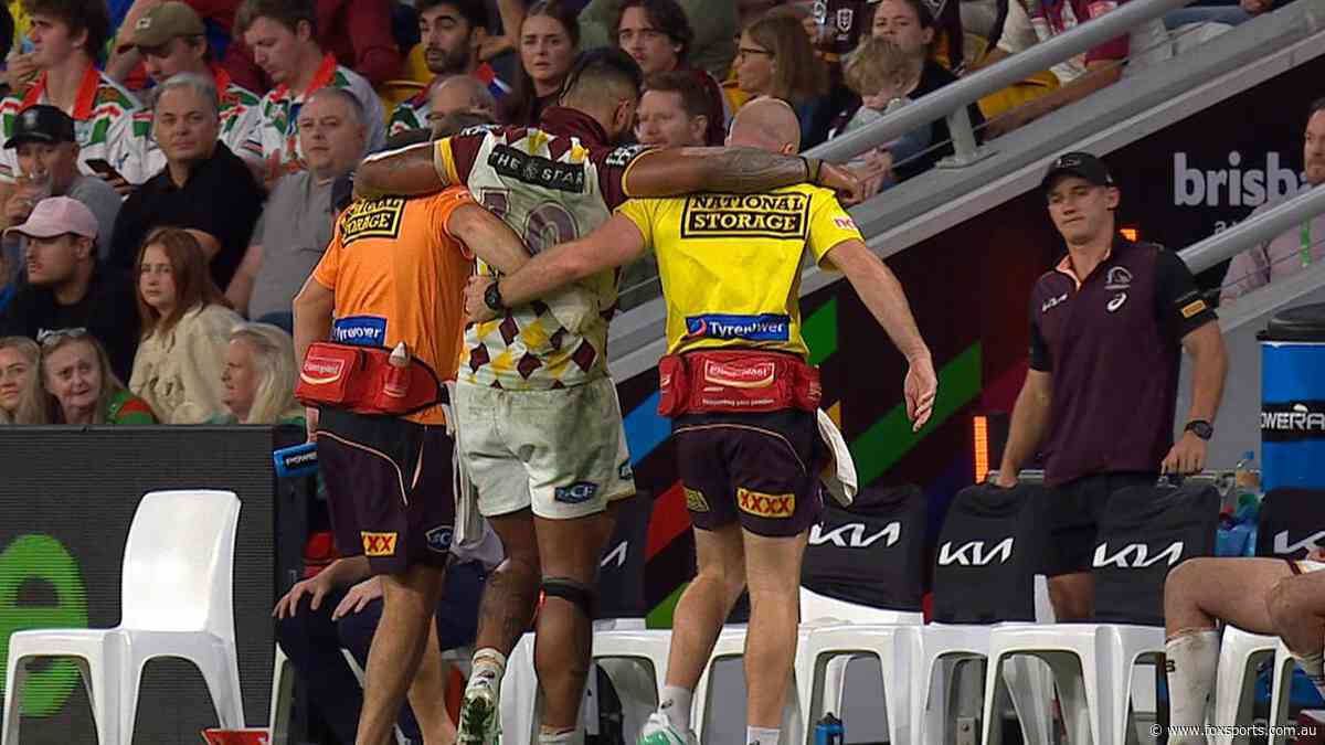 LIVE NRL: Haas ‘assisted off’ in huge Blues blow as Broncos lead Manly in thriller