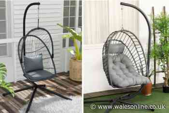 Outdoor Hanging Egg Chair now 51% off - cheaper than Dunelm and B&Q