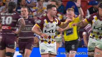 Madden ices field goal as Broncos beat Manly in thriller amid Haas’ Blues injury scare