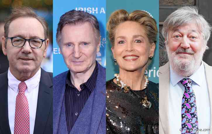 Liam Neeson and Sharon Stone join Stephen Fry in supporting Kevin Spacey’s return to Hollywood