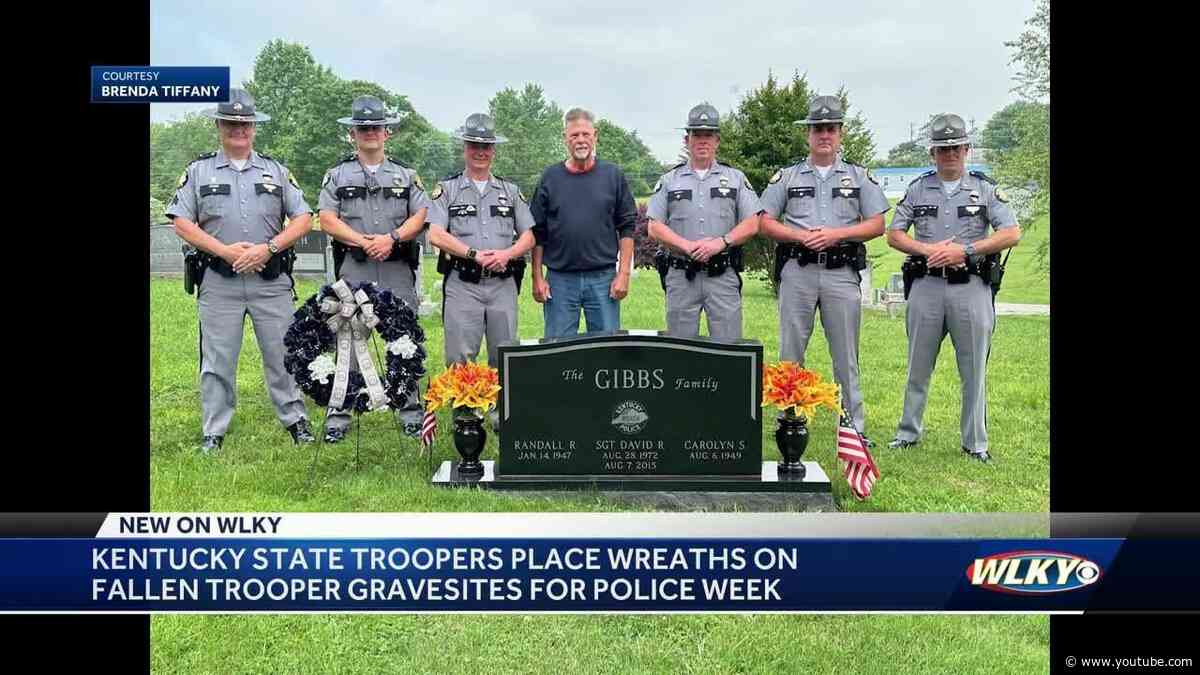 KSP troopers visit graves of fallen brothers in honor of National Police Week