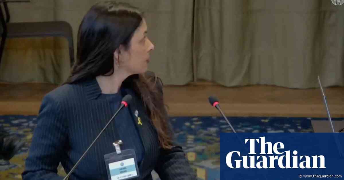 Israeli official heckled in court as Israel denies genocide taking place in Gaza – video
