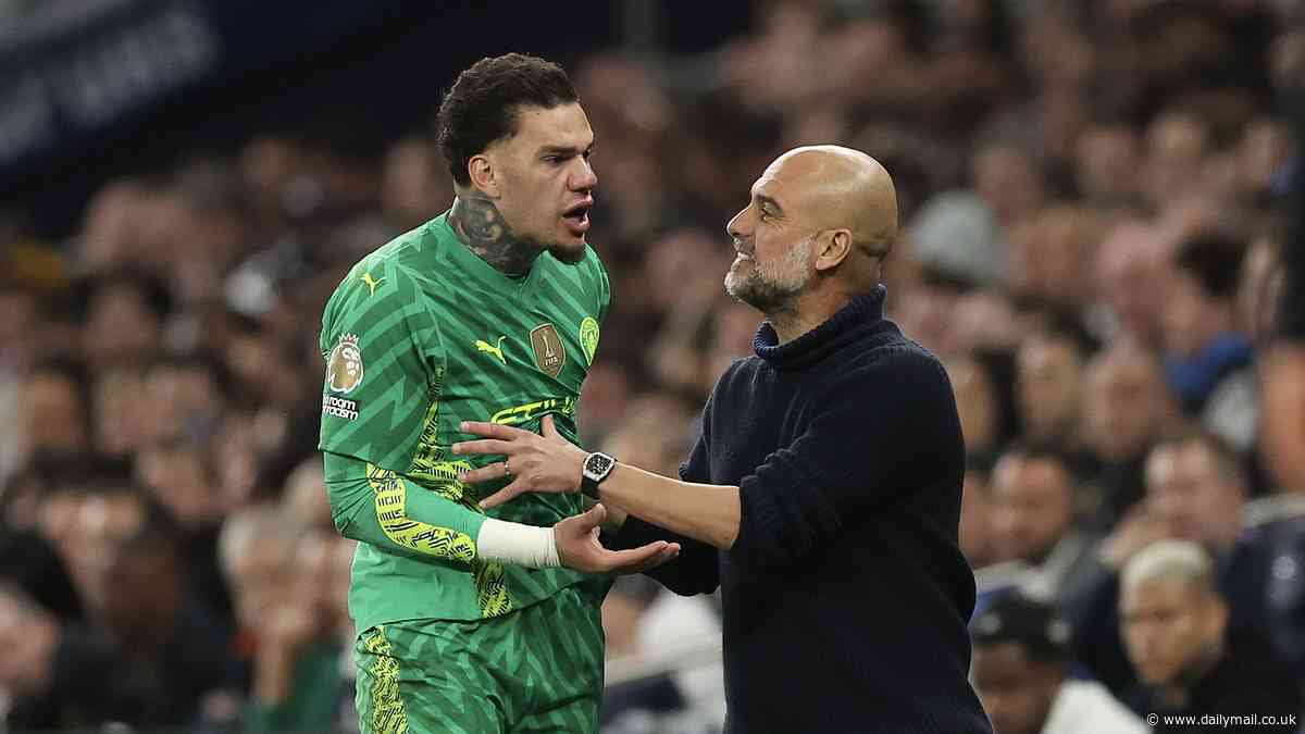 Man City star Ederson posts cryptic message online after being ruled out for the season with a fractured eye socket following collision with Cristian Romero against Tottenham