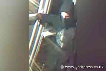 Harrogate: CCTV of masked man after burglary in Coppice Ride