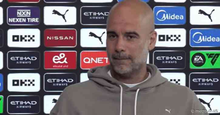 Pep Guardiola sends savage message to Man City players about Everton’s hopes of beating Arsenal