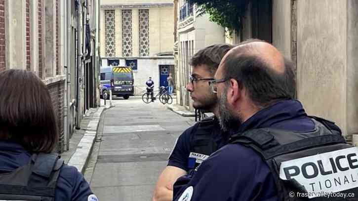 French police fatally shoot a man suspected of setting fire to a synagogue