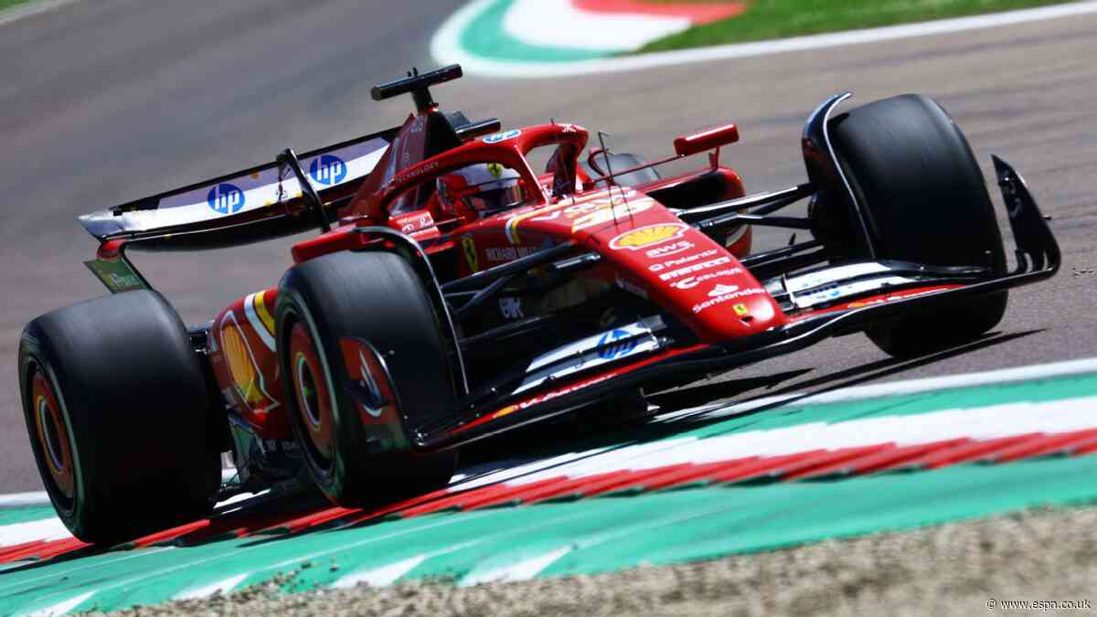 Leclerc tops first practice at Emilia Romagna