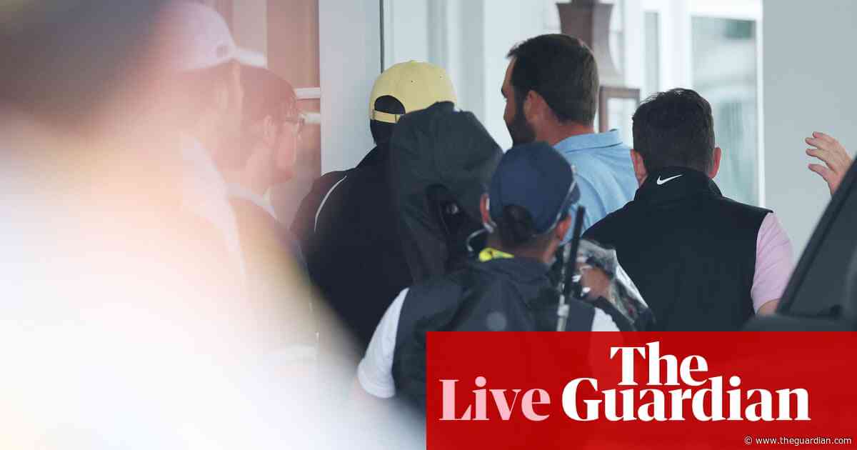 US PGA Championship 2024: Scottie Scheffler arrives back at Valhalla after arrest – live