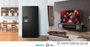 Win a 55" Hisense TV and American-style fridge-freezer worth £2,200 to enhance your UEFA Euro experience