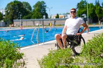 Trotz Rollstuhl: Jan Hensiek schwimmt und trainiert bei der DLRG