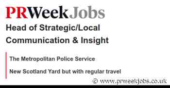 The Metropolitan Police Service: Head of Strategic/Local Communication & Insight