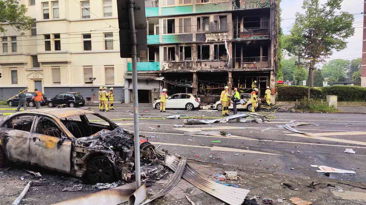 Nach Explosion in Düsseldorfer Kiosk Brandbeschleuniger entdeckt