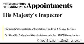 His Majesty's Inspectorate of Constabulary and Fire & Rescue Services: His Majesty's Inspector