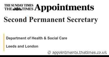 Department of Health & Social Care: Second Permanent Secretary