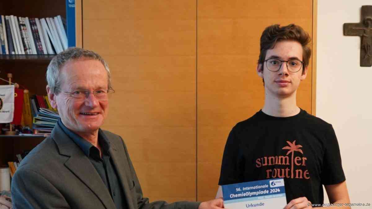 Neuburger Schüler ist bei der Chemieolympiade 2024 erneut auf Erfolgskurs