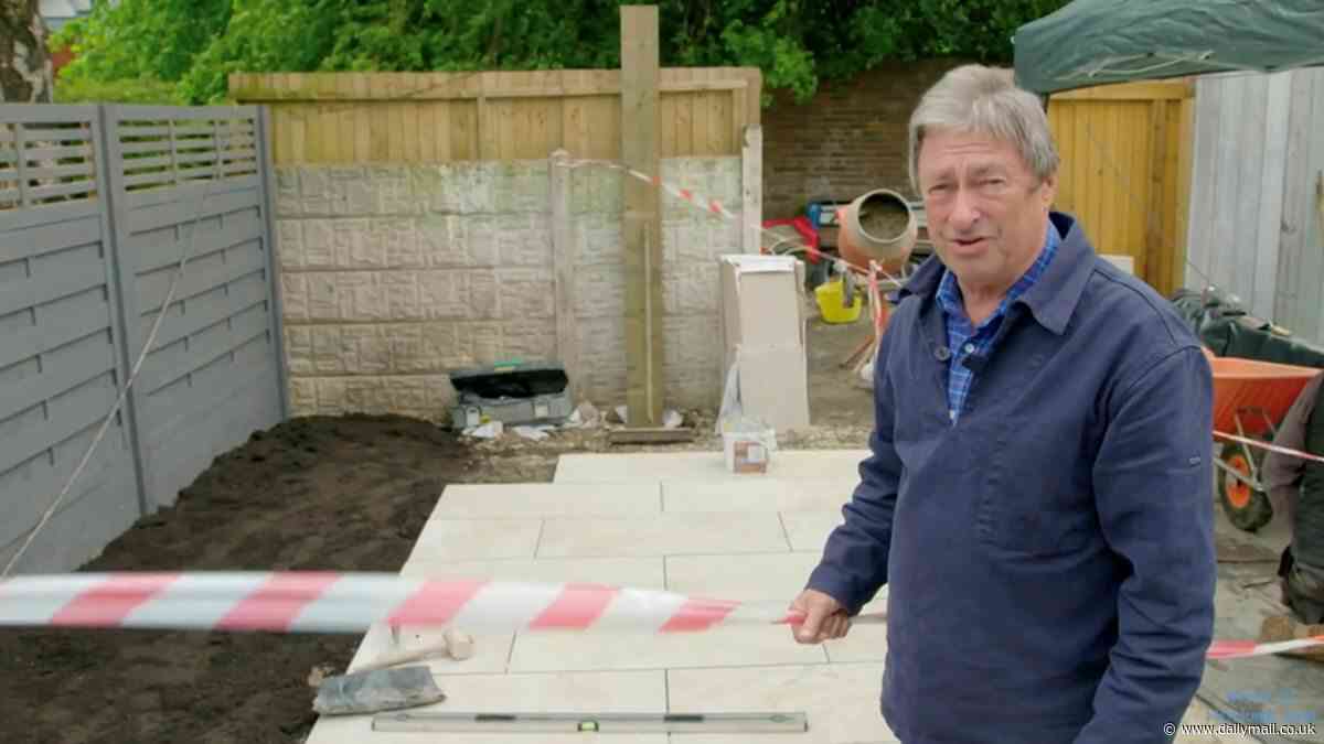 Britain's 'kindest plumber' had concrete-slab backyard transformed into 'Ibiza style party pad' for FREE by Alan Titchmarsh before 'faking good deeds' to raise millions in donations