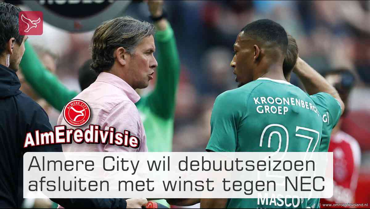 Almere - Almere City wil coach Alex Pastoor mooi afscheidscadeau geven tegen NEC  