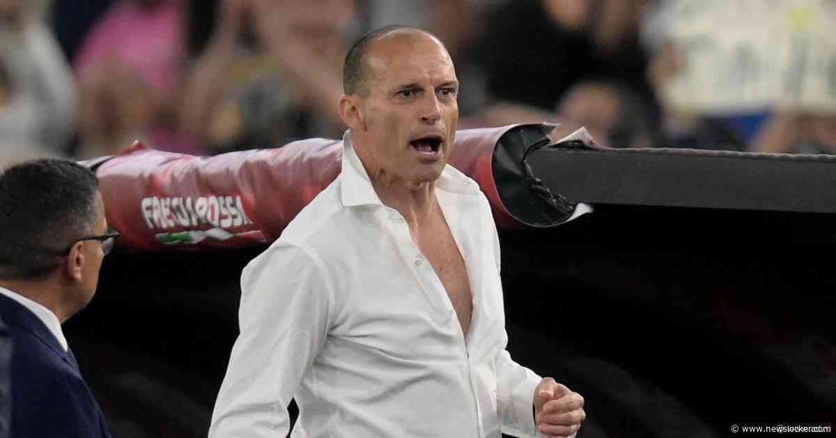 Juventus ontslaat trainer Allegri na opmerkelijk gedrag in Italiaanse bekerfinale