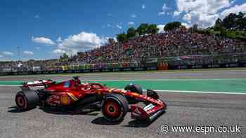 Ferrari's Leclerc tops practice at Imola