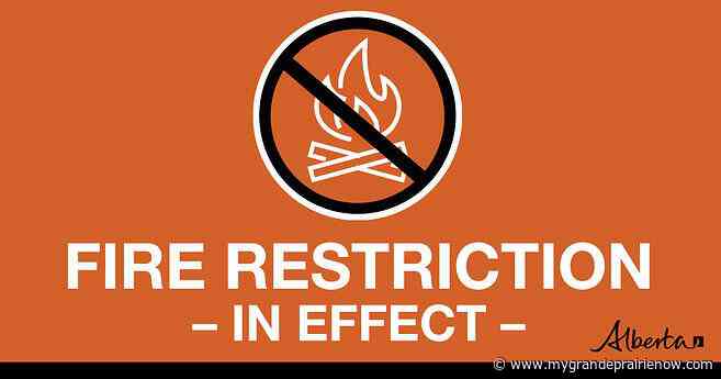 Fire ban downgraded to restriction across city, County of Grande Prairie