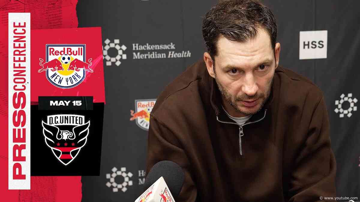 Sandro Schwarz: "We want to have a perfect week." | New York Red Bulls vs. D.C. United